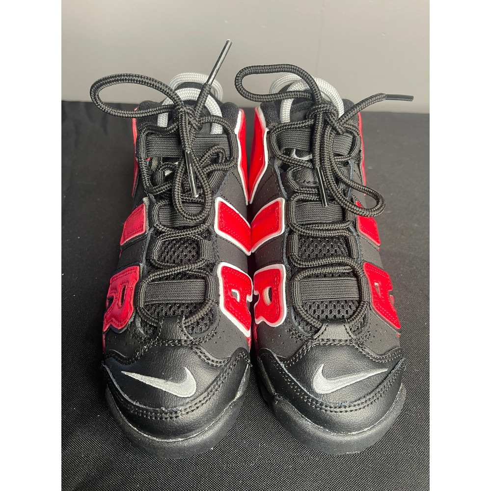 Nike Air More Uptempo Scottie Pippen Black Red White DM0019-001 Kids Size 13.5C